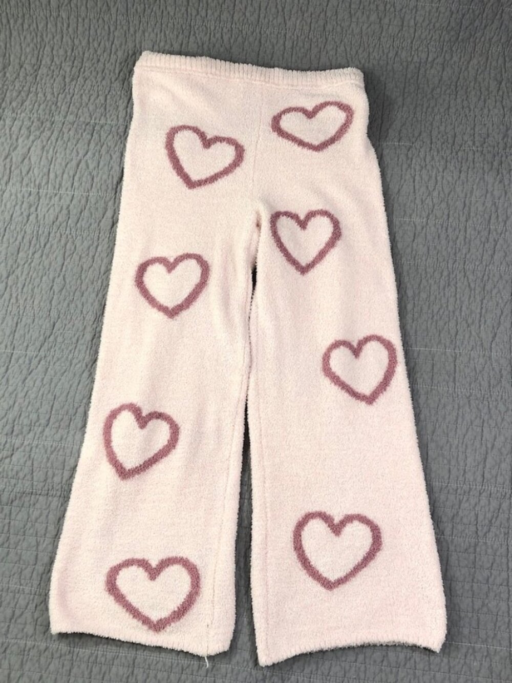 4/$15 Pink Republic Pajama Pants Women XL Pink Hearts Fleece Lounge PJs